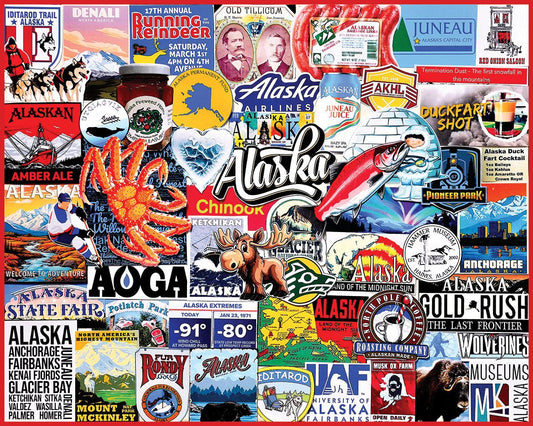 I Love Alaska (2234pz) - 1000 Piece Jigsaw Puzzle
