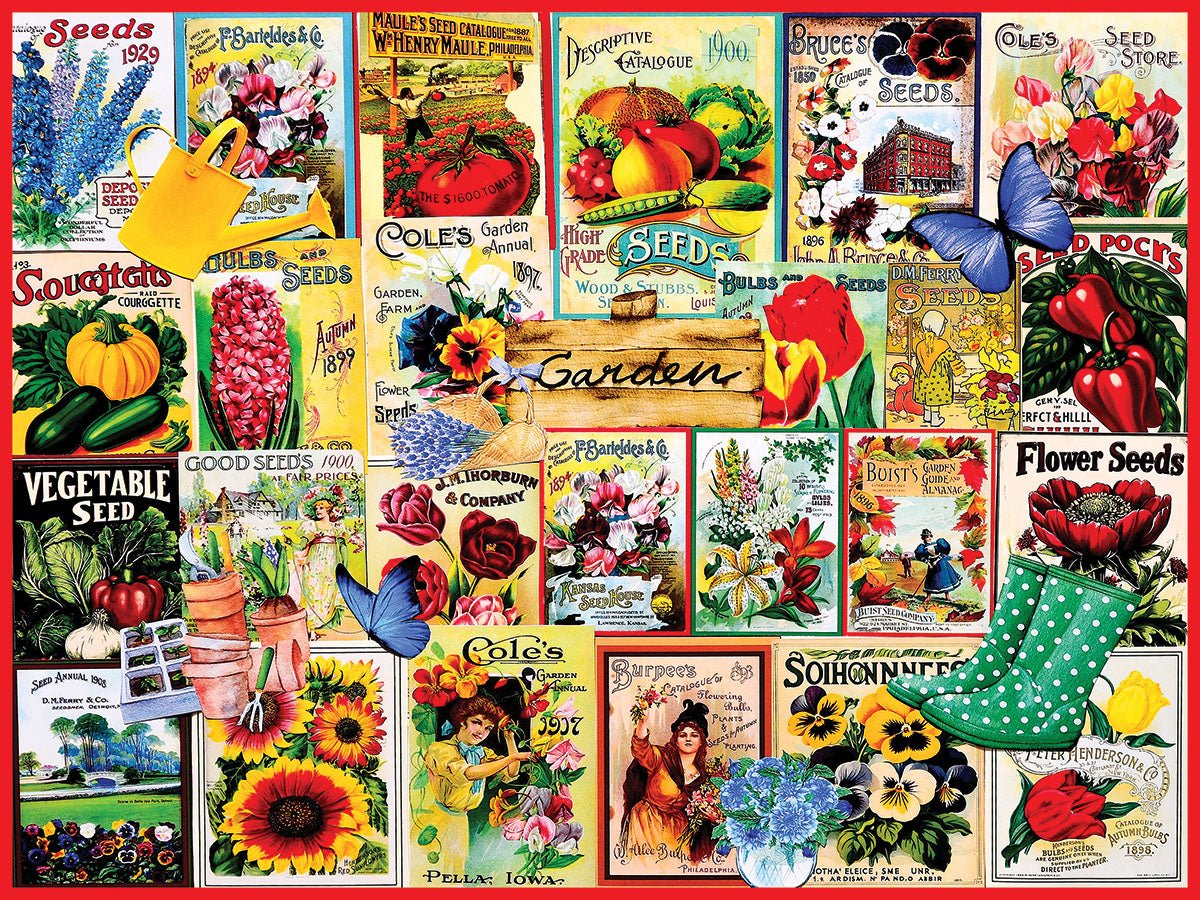 Garden Seeds (2241pz) - 500 Piece Jigsaw Puzzle