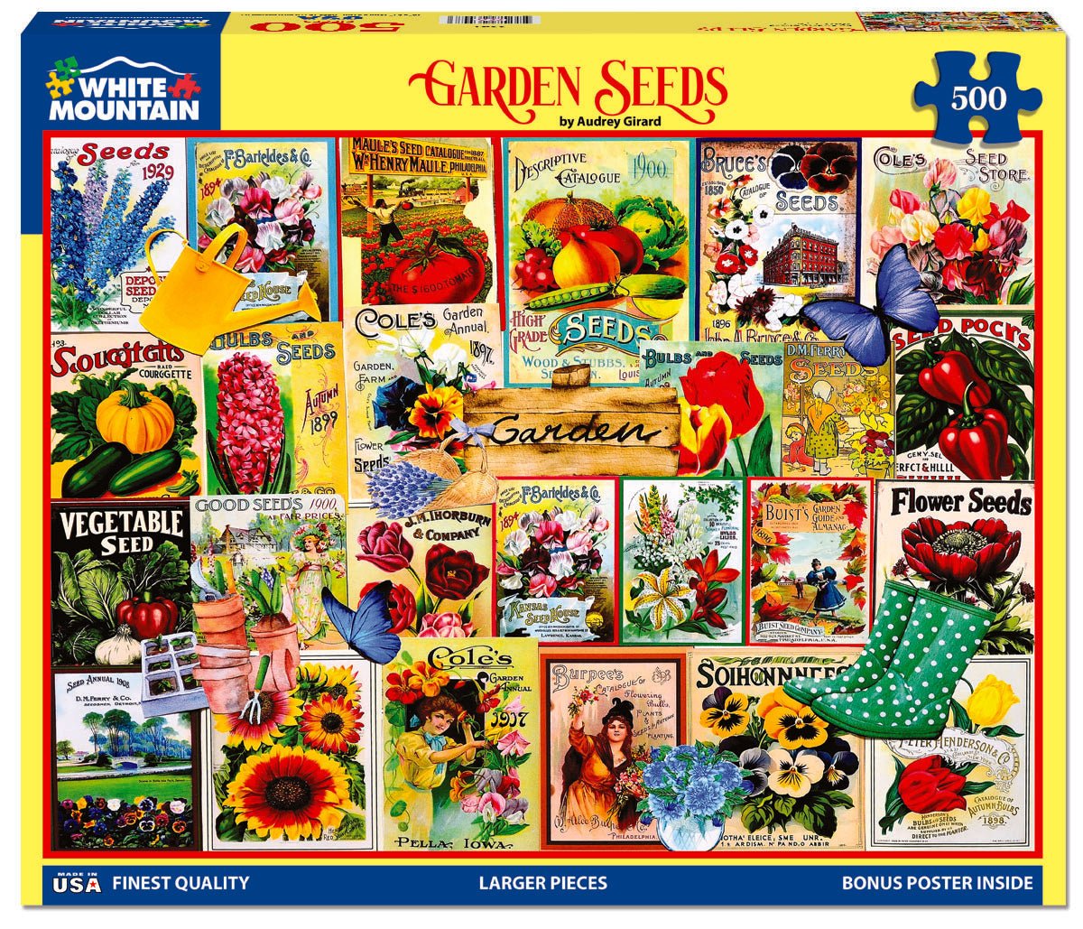 Garden Seeds (2241pz) - 500 Piece Jigsaw Puzzle