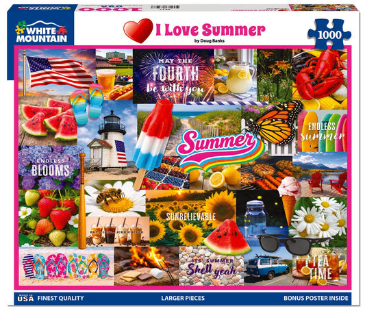 I Love Summer (2244pz) - 1000 Piece Jigsaw Puzzle