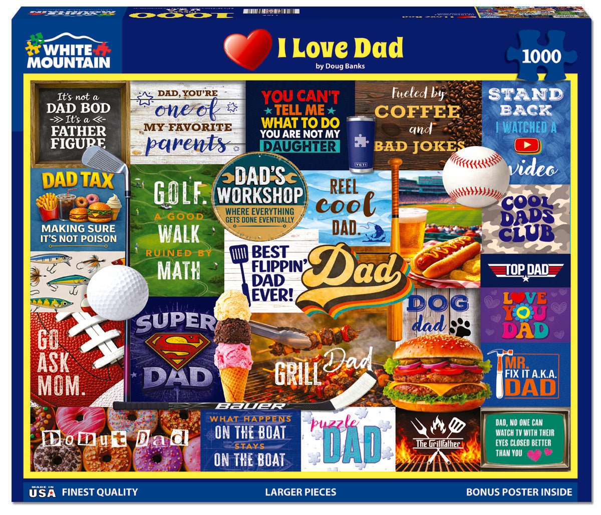 I Love Dad (2245pz) - 1000 Piece Jigsaw Puzzle