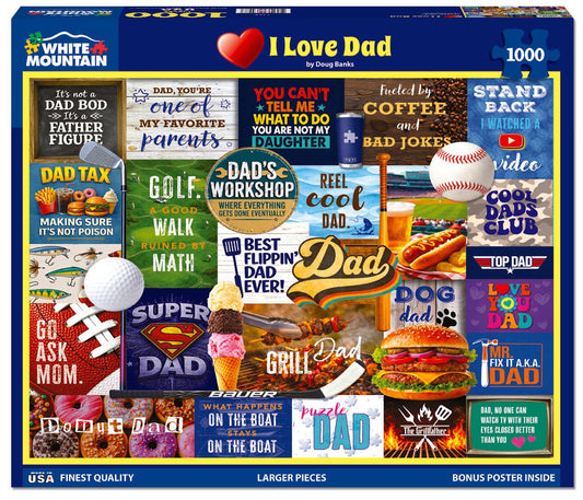 I Love Dad (2245pz) - 1000 Piece Jigsaw Puzzle