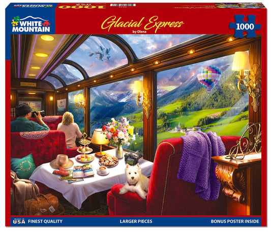 Glacial Express (2264pz) - 1000 Piece Jigsaw Puzzle