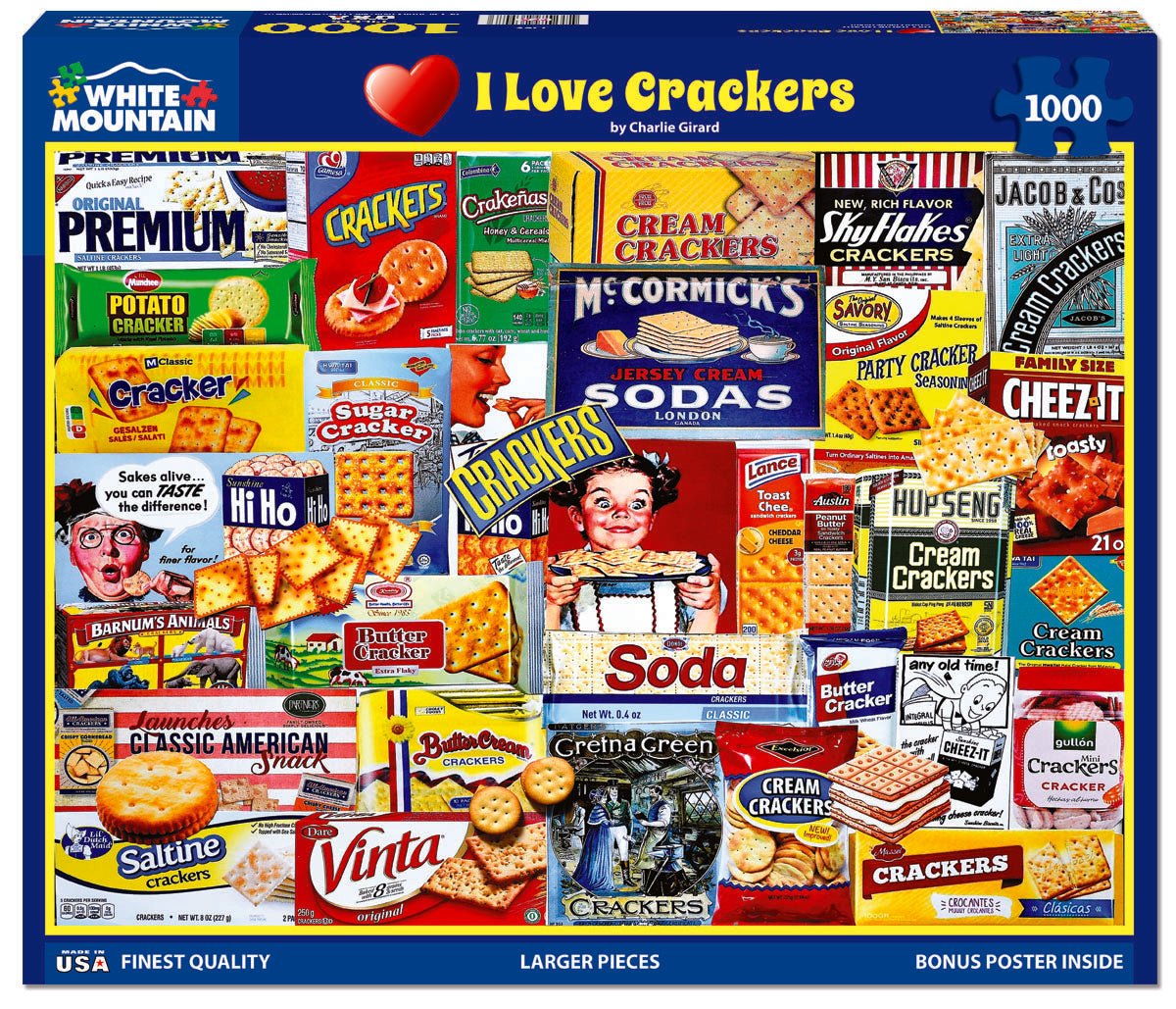 I Love Crackers (2265pz) - 1000 Piece Jigsaw Puzzle