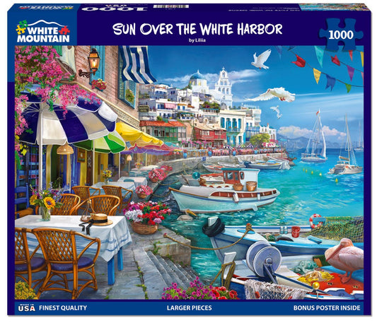 Sun Over The White Harbor (2267pz) - 1000 Piece Jigsaw Puzzle