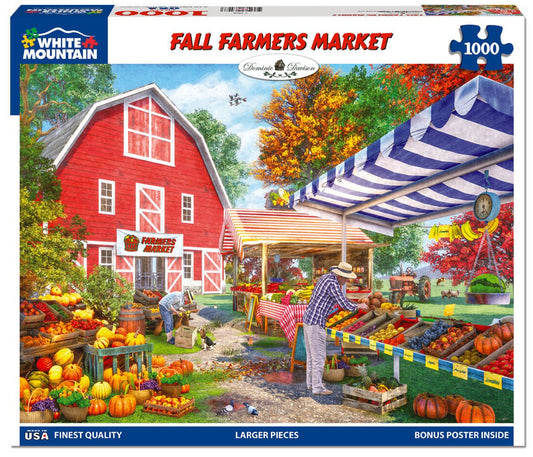 Fall Farmers Market (2268pz) - 1000 Piece Jigsaw Puzzle