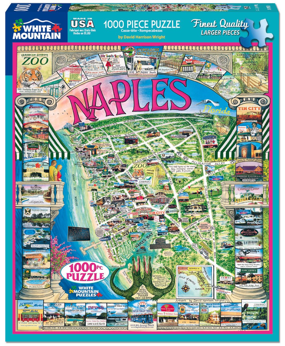 Naples, FL  (50pz) - 1000 Piece Jigsaw Puzzle