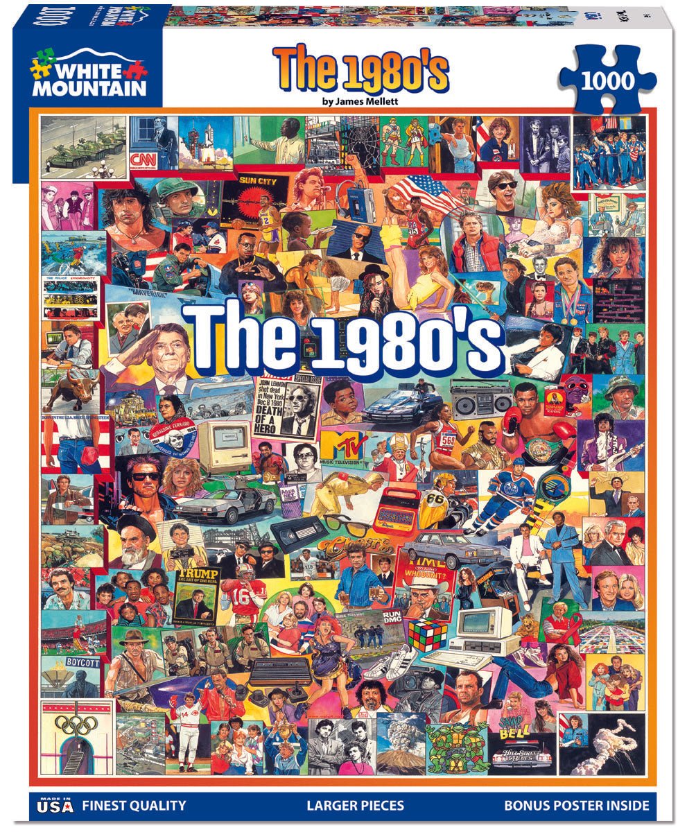 The Eighties (868pz) - 1000 Piece Jigsaw Puzzle