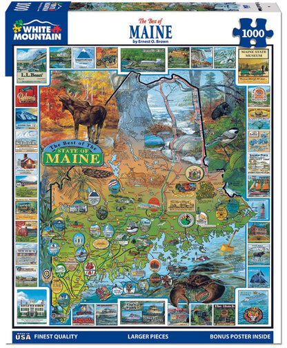 Best of Maine (94pz) - 1000 Piece Jigsaw Puzzle