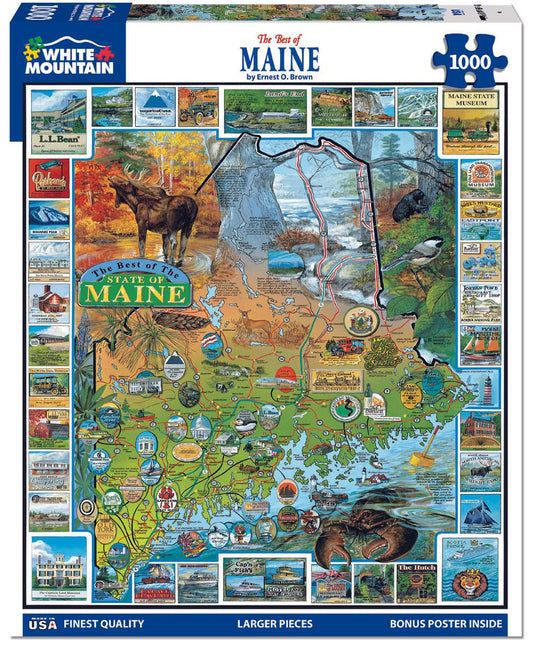 Best of Maine (94pz) - 1000 Piece Jigsaw Puzzle