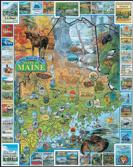Best of Maine (94pz) - 1000 Piece Jigsaw Puzzle