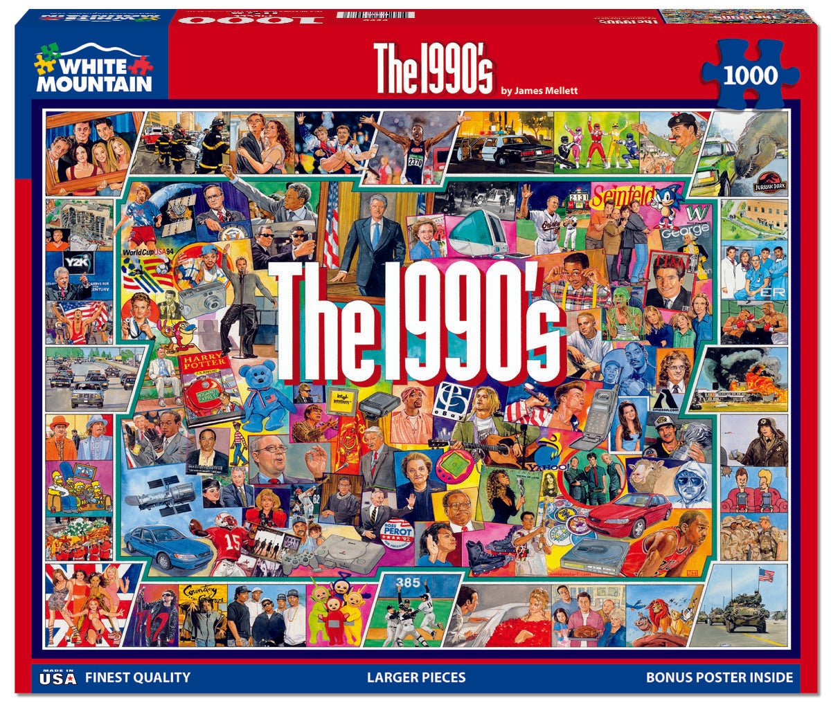 The Nineties (959pz) - 1000 Piece Jigsaw Puzzle