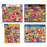 Set of 4: Artist Charlie Girard - Favorite Foods Bundle 1000 piece