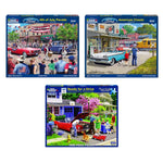Set of 3: Artist Kevin Walsh - Classic Cars Bundle 1000 piece