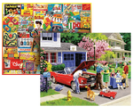 Set of 2: Nostalgic Puzzle Bundle 1000 piece