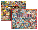 Set of 2: Artist Jim Mellett- Pop Culture Bundle 1000 piece