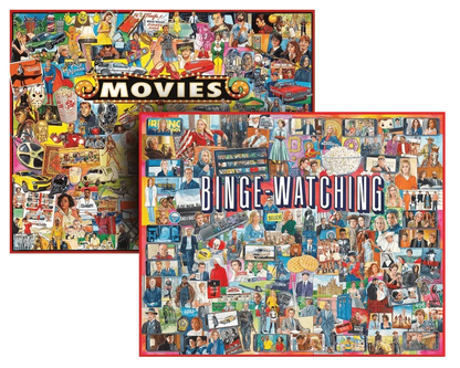 Set of 2: Artist Jim Mellett- Pop Culture Bundle 1000 piece