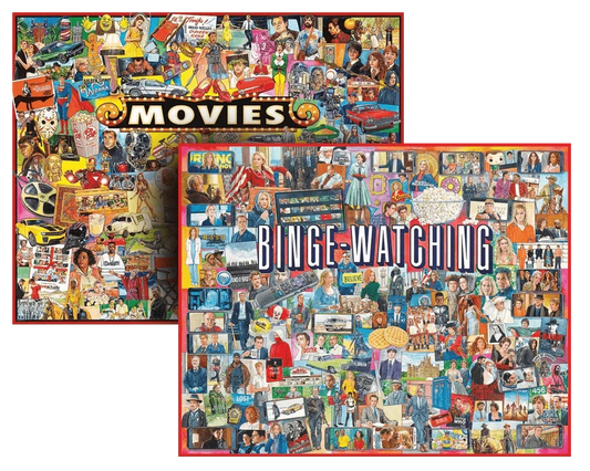 Set of 2: Artist Jim Mellett- Pop Culture Bundle 1000 piece