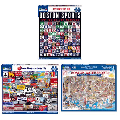 Set of 3: Boston Bundle 1000 piece