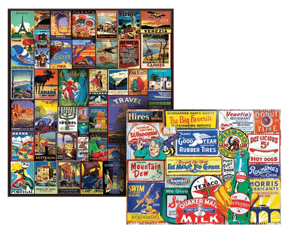 Set of 2: Best Selling 500 Piece Puzzle Bundle