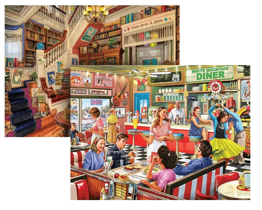 Set of 2: Best Selling Scene Bundle 1000 piece
