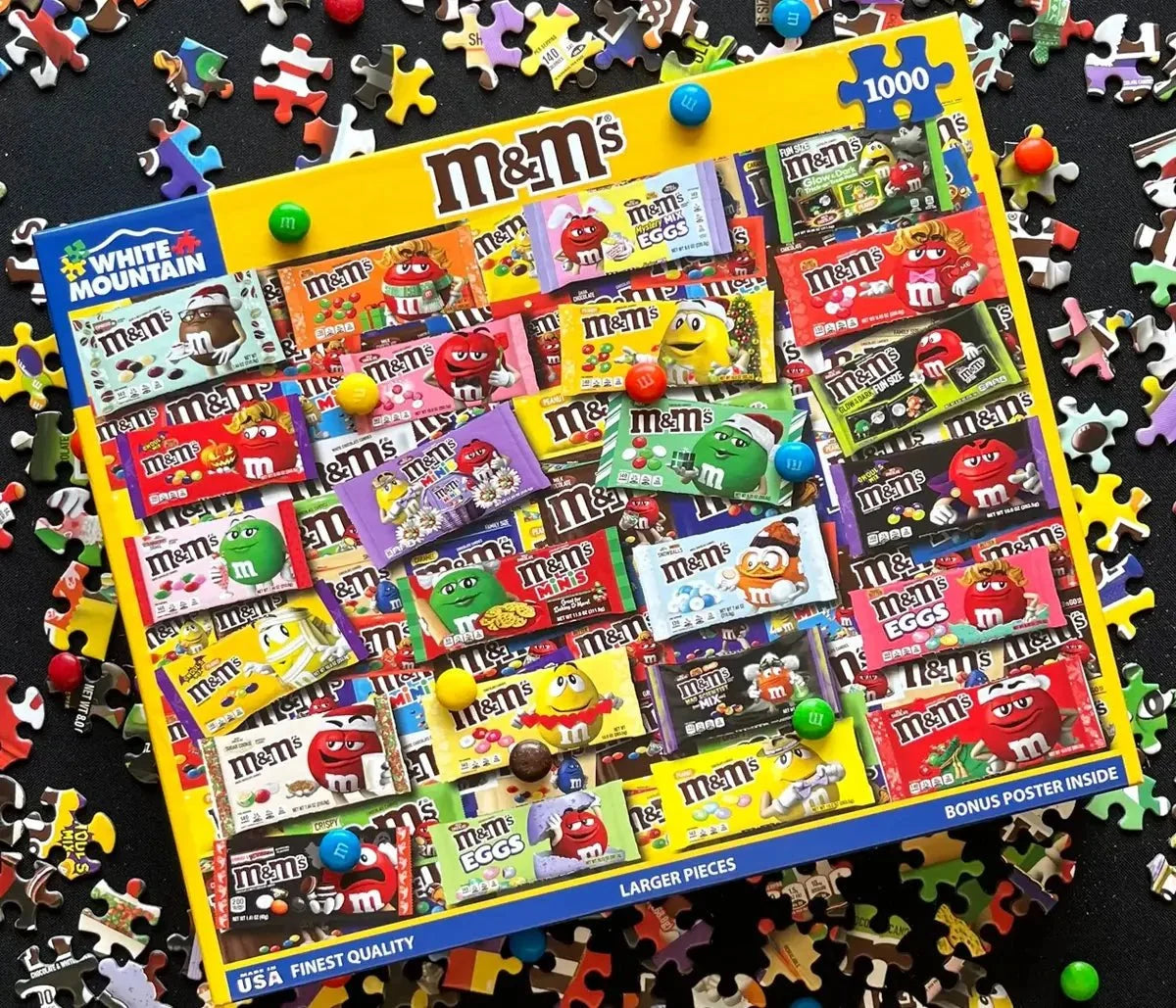 M&M's (1789pz) - 1000 Piece Jigsaw Puzzle