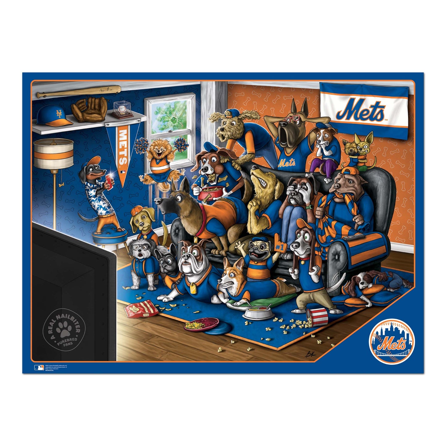 NY Mets - Nailbiter (2502397) - 500 Pc
