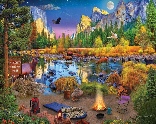 Yosemite (1785pz) - 1000 Piece Jigsaw Puzzle