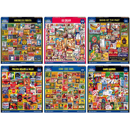 Set of 6: Collage  Bundle 1000 piece